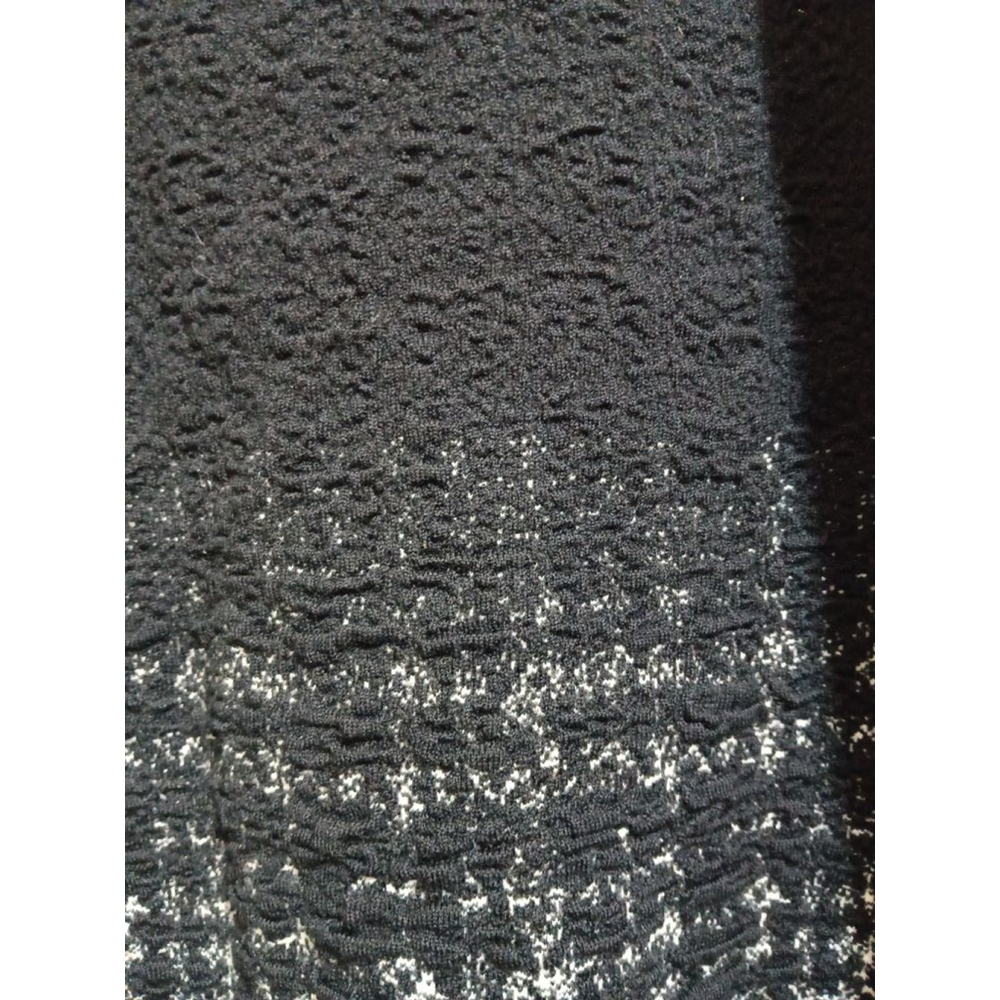 Stizzoli Black & White Leopard Print Knit Zip-Front Cardigan Sweater & Skirt Set - Picture 10 of 14